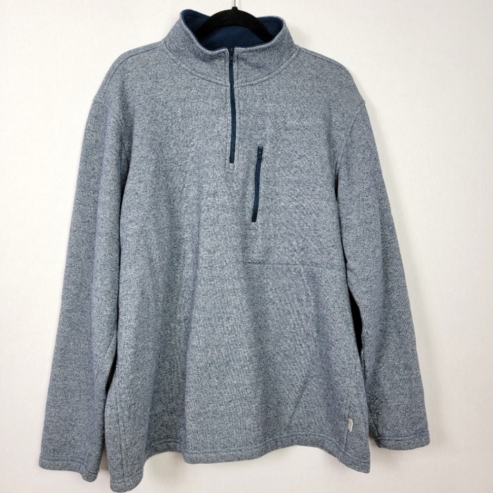 Magellan Outdoors Men's Size XL Classic Fit Sweater Moisture Wicking Blue